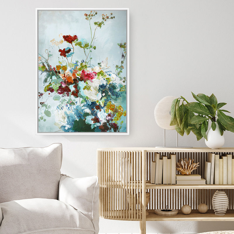 Abstract Floral 1 Canvas Print