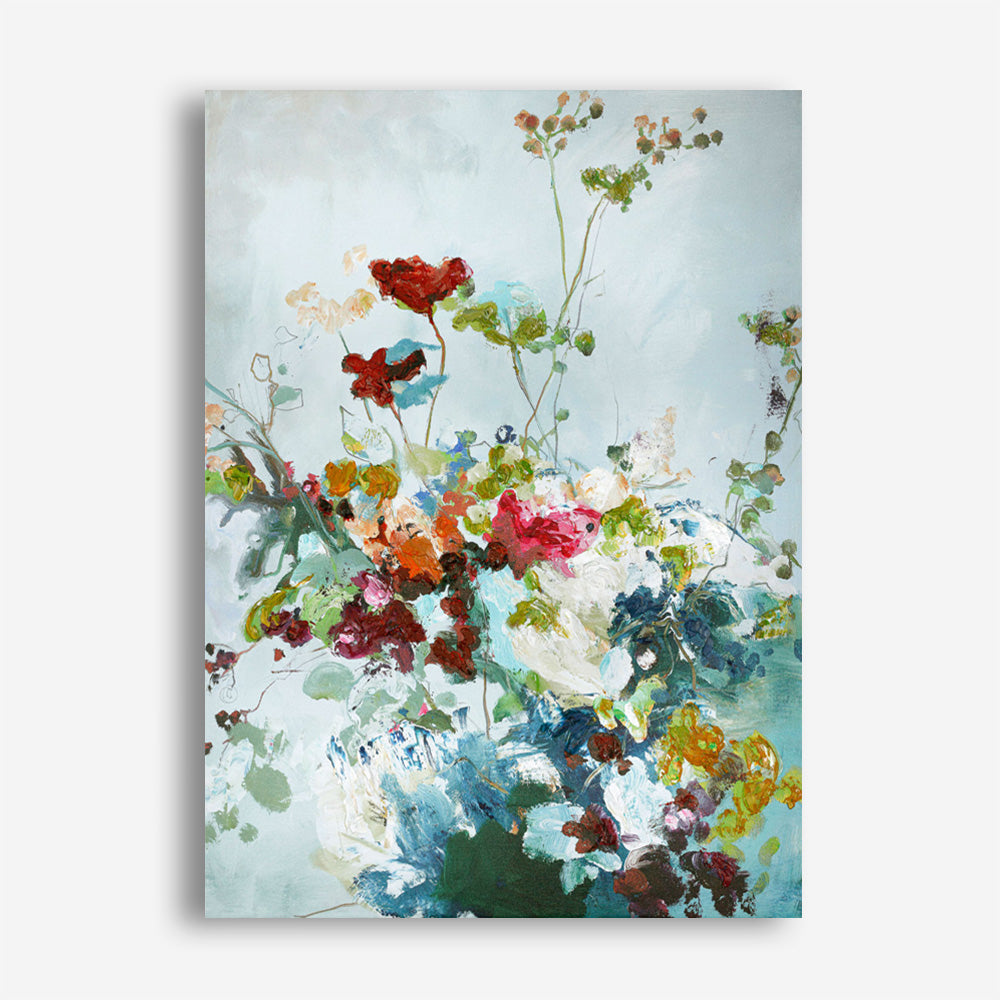 Abstract Floral 1 Canvas Print