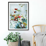 Abstract Floral 1 Art Print