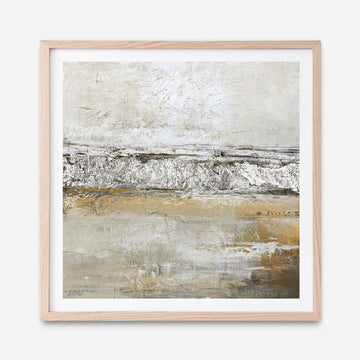Low Limit Silver (Square) Art Print
