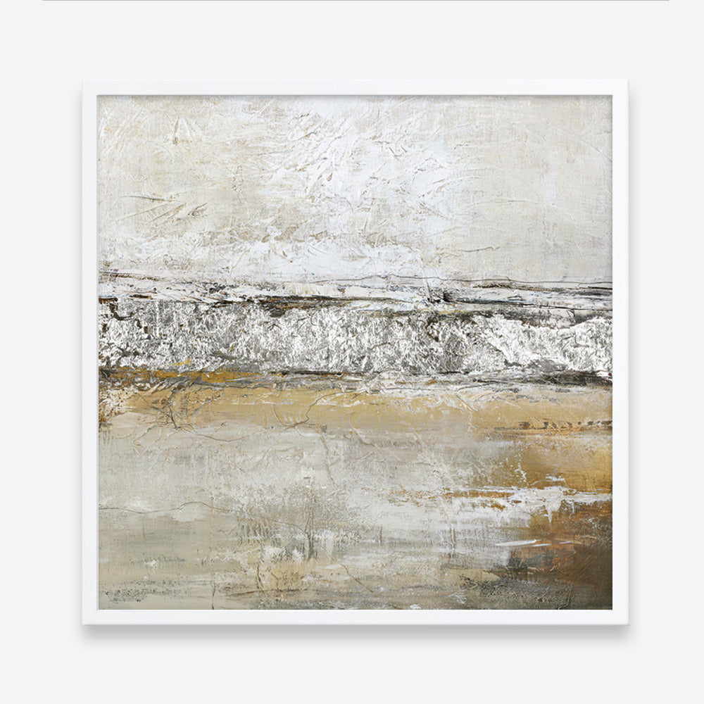 Low Limit Silver (Square) Art Print