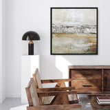 Low Limit Silver (Square) Canvas Print