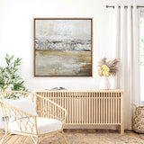 Low Limit Silver (Square) Canvas Print