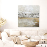 Low Limit Silver (Square) Canvas Print