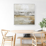 Low Limit Silver (Square) Canvas Print