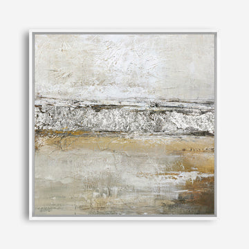 Low Limit Silver (Square) Canvas Wall Art Print