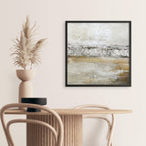 Low Limit Silver (Square) Art Print