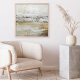 Low Limit Silver (Square) Art Print