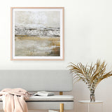 Low Limit Silver (Square) Art Print