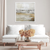 Low Limit Silver (Square) Art Print