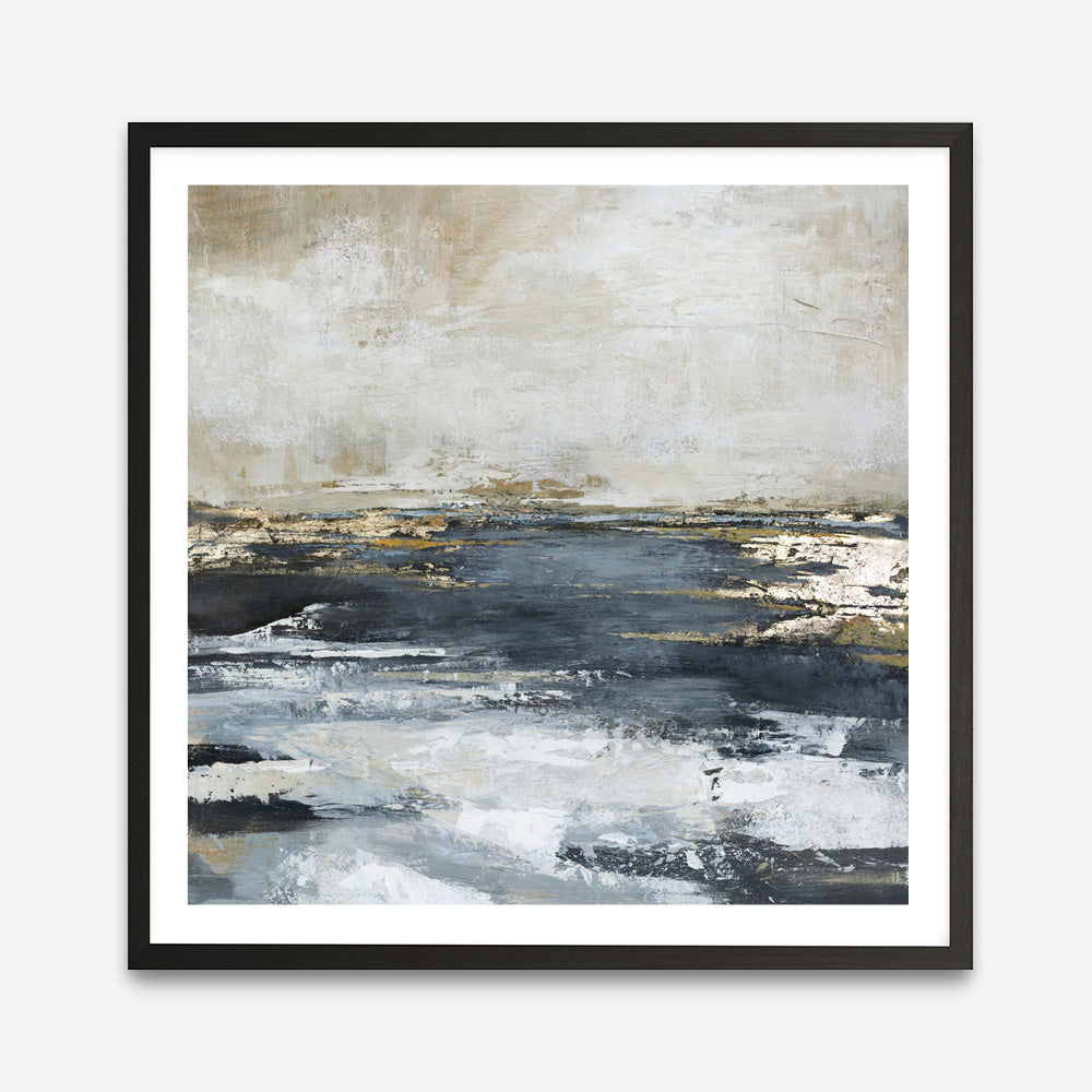 Blue Bay (Square) Art Print