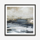 Blue Bay (Square) Art Print