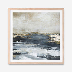Blue Bay (Square) Art Print