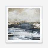 Blue Bay (Square) Art Print