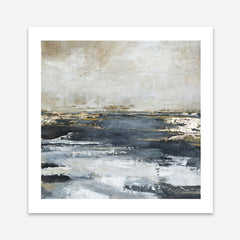 Blue Bay (Square) Art Print