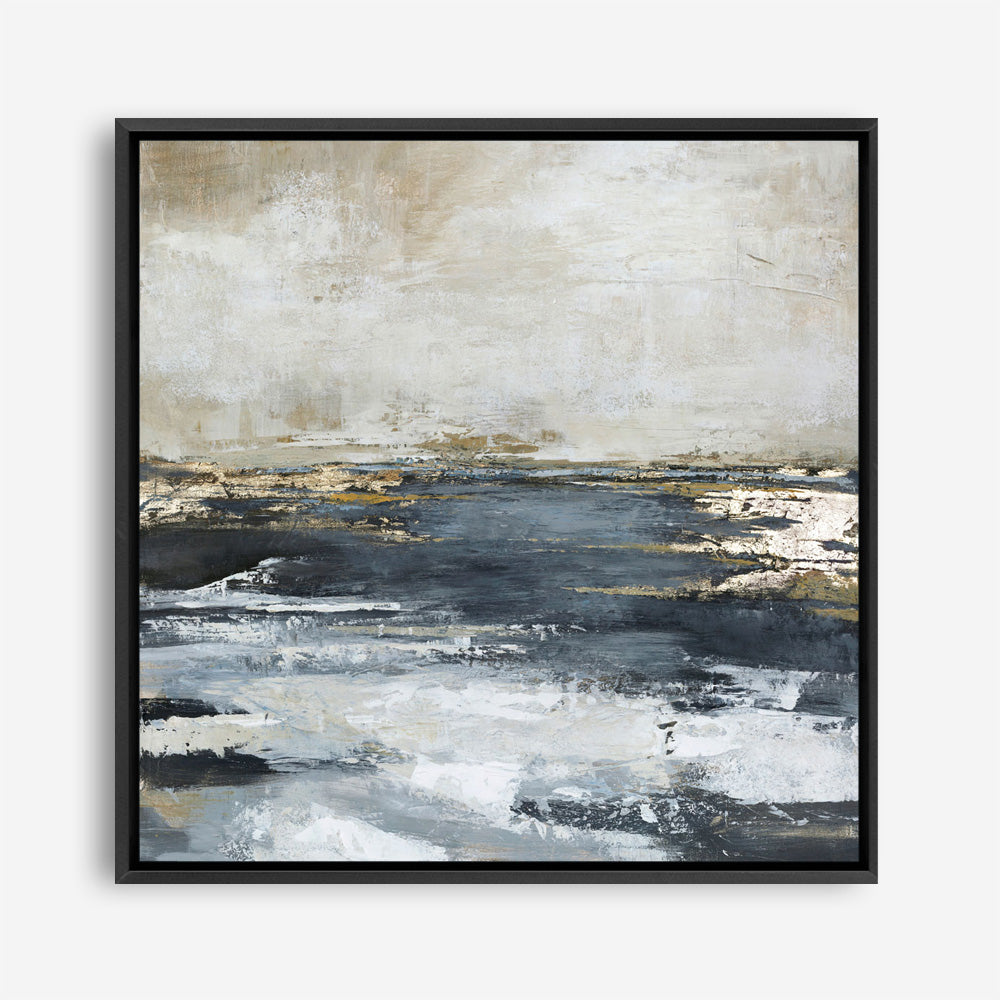 Blue Bay (Square) Canvas Print