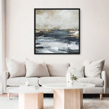 Blue Bay (Square) Canvas Print