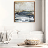 Blue Bay (Square) Canvas Print