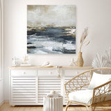 Blue Bay (Square) Canvas Print