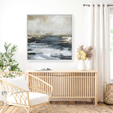 Blue Bay (Square) Canvas Print