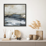Blue Bay (Square) Art Print