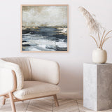 Blue Bay (Square) Art Print