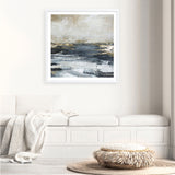 Blue Bay (Square) Art Print
