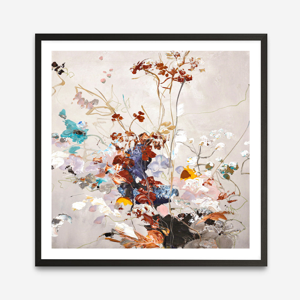 Fall Floral (Square) Art Print