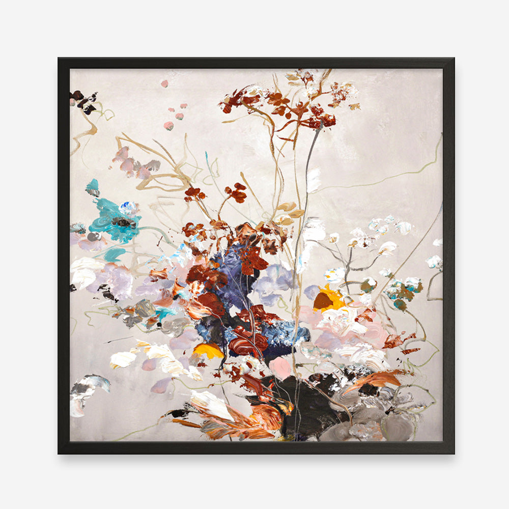 Fall Floral (Square) Art Print