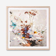 Fall Floral (Square) Art Print