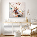 Fall Floral (Square) Canvas Print