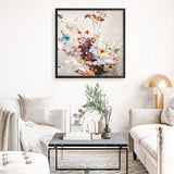 Fall Floral (Square) Art Print