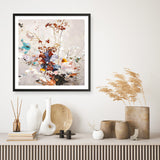 Fall Floral (Square) Art Print