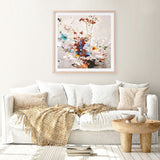 Fall Floral (Square) Art Print