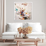 Fall Floral (Square) Art Print