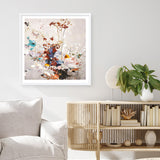 Fall Floral (Square) Art Print