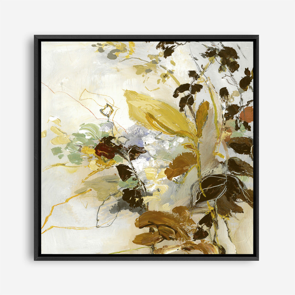 Flock of Flowers 1 (Square) Canvas Print