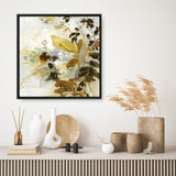 Flock of Flowers 1 (Square) Canvas Print