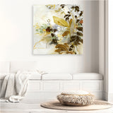 Flock of Flowers 1 (Square) Canvas Print