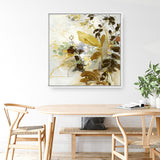 Flock of Flowers 1 (Square) Canvas Print