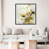 Flock of Flowers 2 (Square) Canvas Print