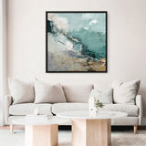 Downhill (Square) Canvas Print