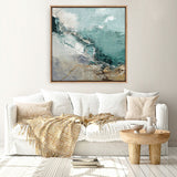 Downhill (Square) Canvas Print