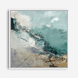 Downhill (Square) Canvas Print