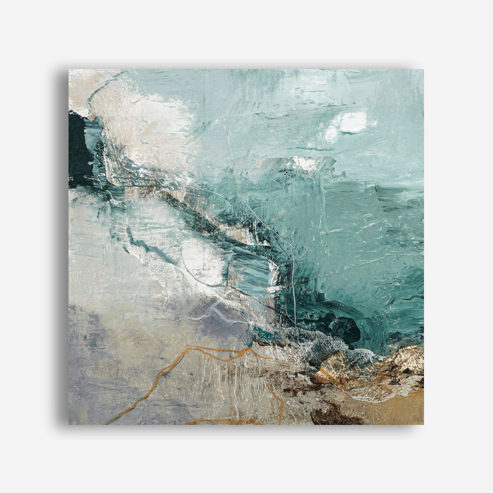 Downhill (Square) Canvas Print