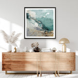 Downhill (Square) Art Print