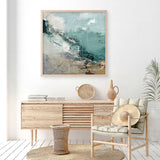 Downhill (Square) Art Print