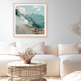 Downhill (Square) Art Print