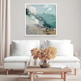 Downhill (Square) Art Print