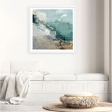 Downhill (Square) Art Print